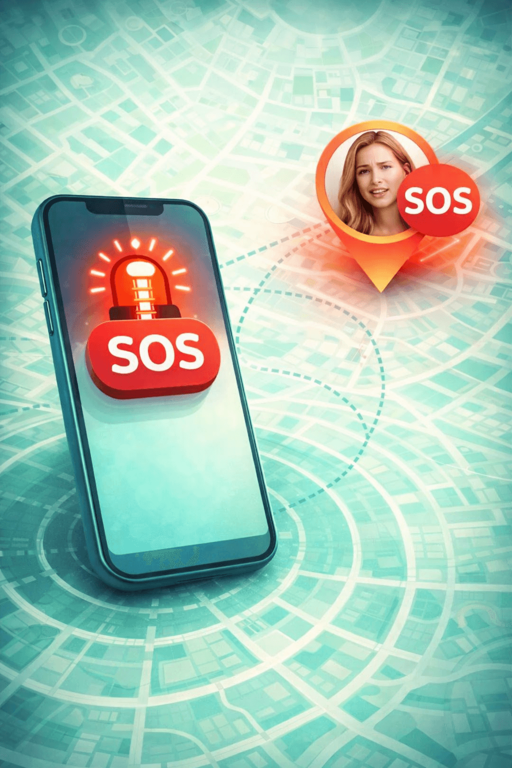 App screen showing instant emergency alerts